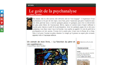 Desktop Screenshot of le-gout-de-la-psychanalyse.fr