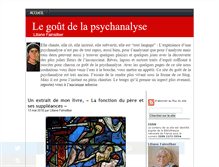 Tablet Screenshot of le-gout-de-la-psychanalyse.fr